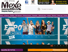 Tablet Screenshot of mexeodoce.com.br